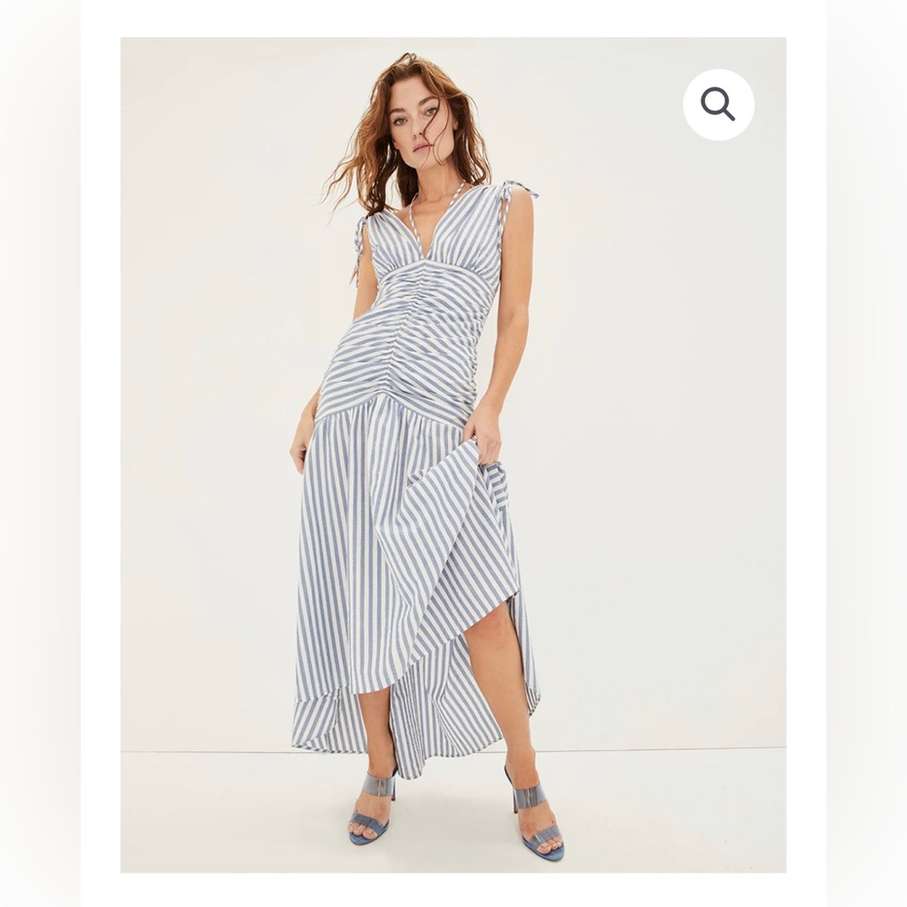NWT Veronica Beard Perrin Dress in Blue/White Stripes Size 2
